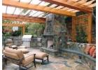 Fireplace With Pergola Broken Arrow