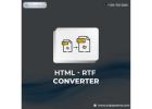 Upload and Convert Your HTML file into RTF with HTML - RTF Converter