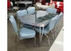Obtain lifetime structural warranty with our heavy-duty Retro chairs and table