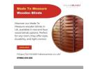Custom Wooden Blinds UK – Real & Faux Wood