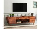 Spacious TV Cabinet & Wooden TV Stand for Entertainment Area