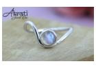 Shop Women’s Sterling Silver Moonstone Rings Online at Akrati Jewels Inc