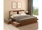 Contemporary King Size Cot with Storage – Perfect Blend of Style