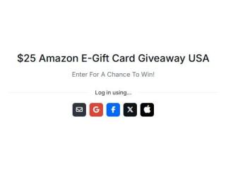 $25 Amazon E-Gift Card Drop — Enter for free in 60 Seconds! -IL $25 Amazon E-Gift Card Drop — Enter for free in 60 Seconds! -IL