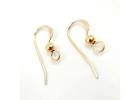 High-Polish Sterling Silver Ear Wires for Elegant Handmade Earrings