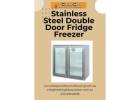 Stainless Steel Double Door Fridge Freezer