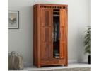 Buy Stylish Solid Wood Wardrobe Online for Your Bedroom