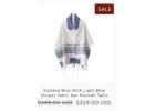 Elevate Your Prayer Experience with a Men's Tallit Prayer Shawl from Galilee Silks!