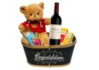 Celebrate success with a graduation wine gift basket