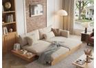 Luxury Modern Solid Wood Sofa Bed – Versatile, Eco-Friendly & Perfect for Small Spaces