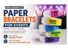 Paper Bracelets for Events - Custom Event Identification Bands