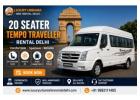 Luxury 20 Seater Tempo Traveller Rental Delhi