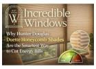 Hunter Douglas Duette Honeycomb Shades for Greater Energy Efficiency
