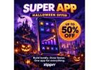Halloween Sale: White Label Super App Platform for Singapore | Launch a Ride, Food and Parcel App fo